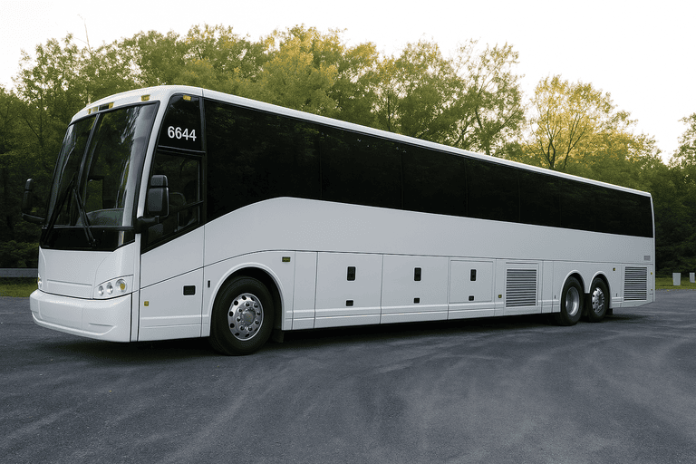 exterior of Houston Coach Bus Service coach bus