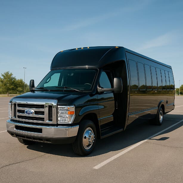 Houston Coach Bus Service 18 Passenger Minibus