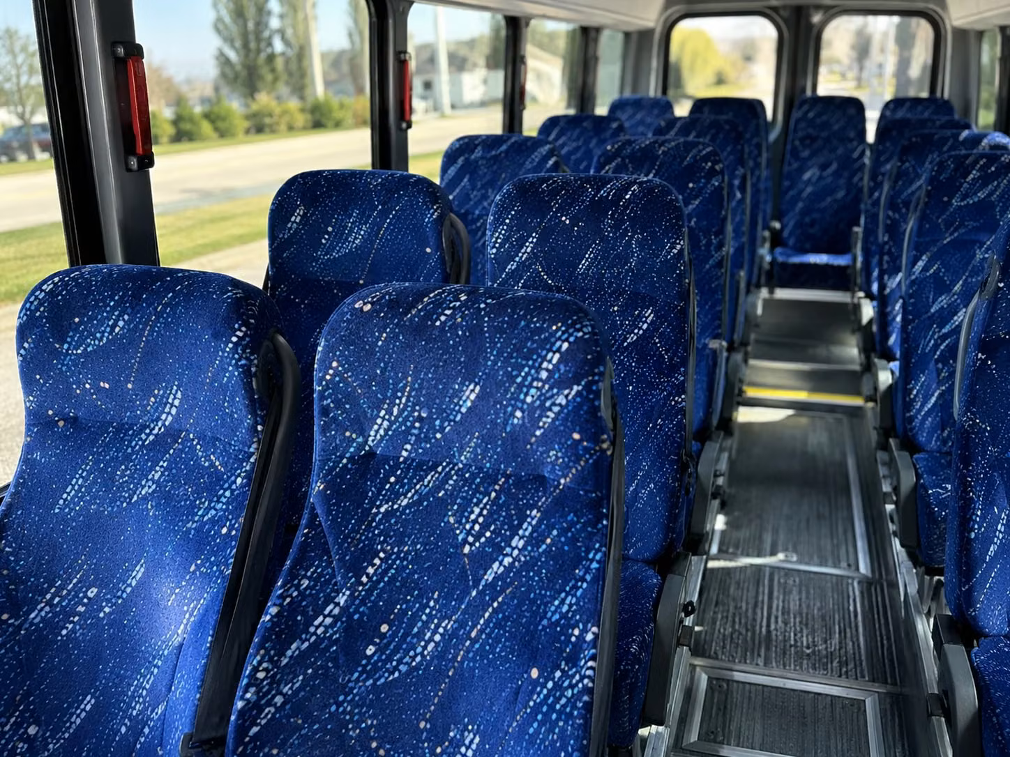 20 passenger minibus interior