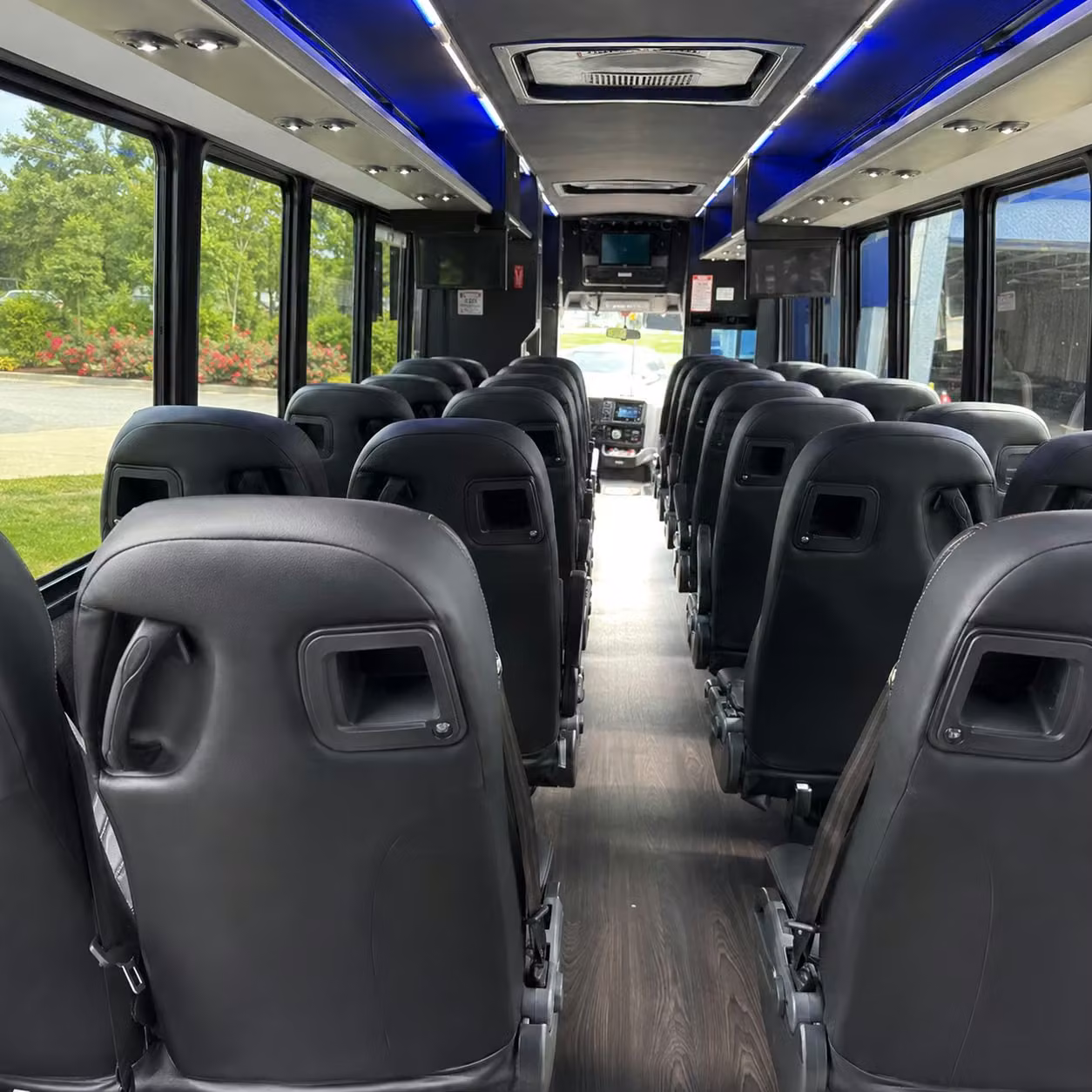 30 passenger minibus interior