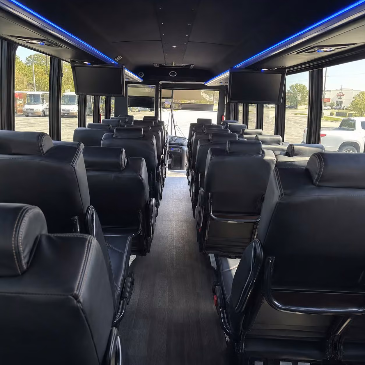 35 passenger minibus interior