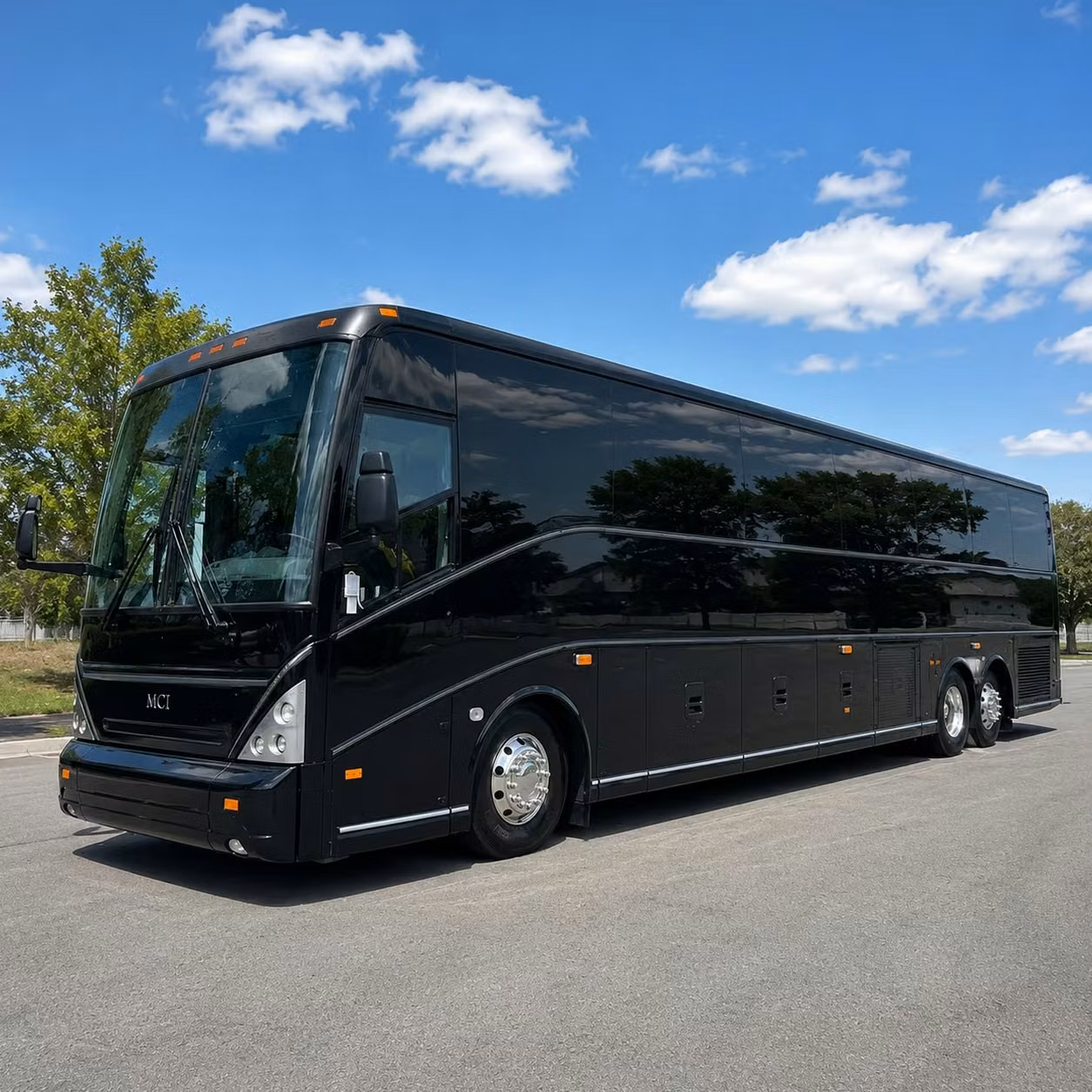 56 passenger charter bus