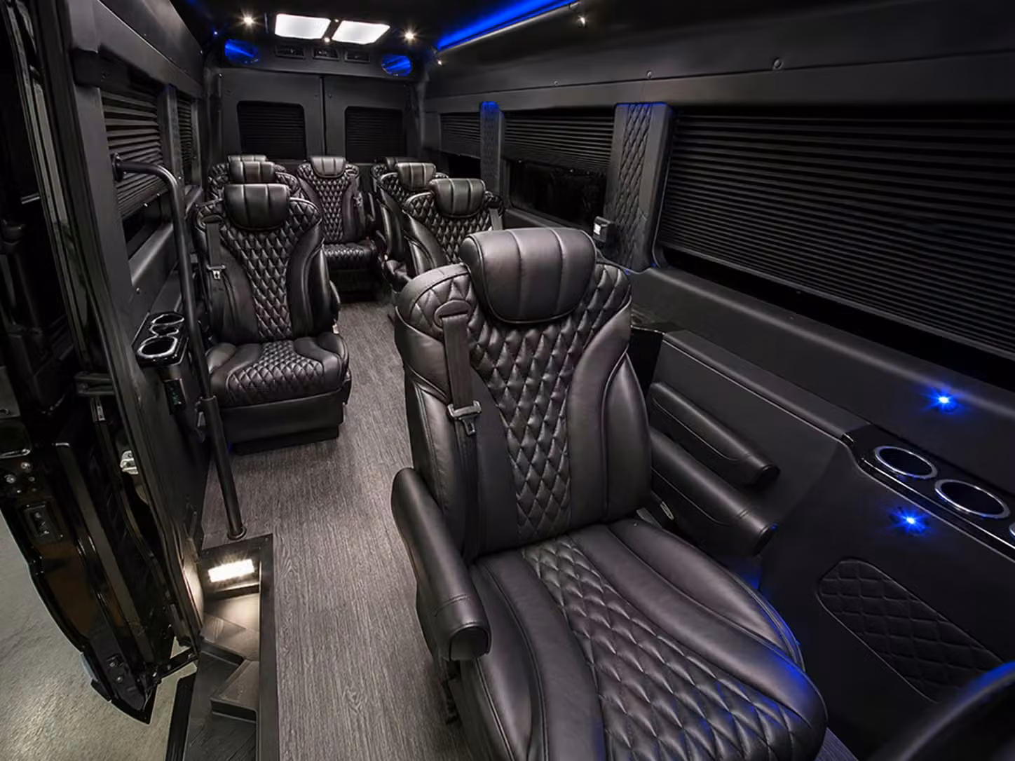 sprinter van with driver inside
